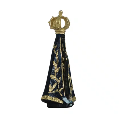 Imagem de Nossa Senhora Aparecida de Resina Nacional - 12 cm