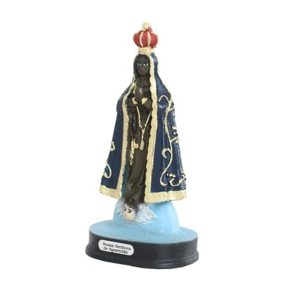 Imagem de Nossa Senhora Aparecida de Resina Nacional - 12 cm