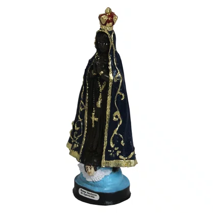 Imagem de Nossa Senhora Aparecida de Resina Nacional - 15 cm