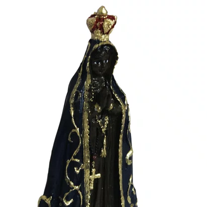 Imagem de Nossa Senhora Aparecida de Resina Nacional - 15 cm