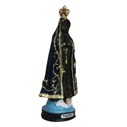 Imagem de Nossa Senhora Aparecida de Resina Nacional - 15 cm