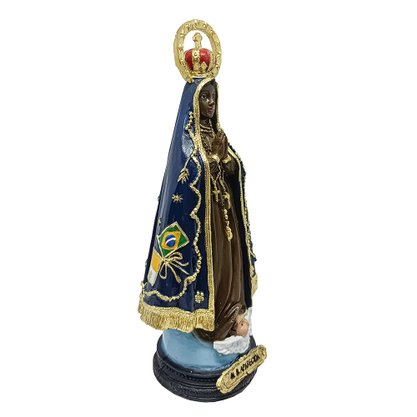 Imagem de Nossa Senhora Aparecida Modelo Italiano de Resina Nacional - 22 cm
