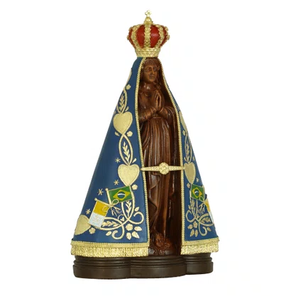 Imagem de Nossa Senhora Aparecida de Resina Nacional - 30 cm