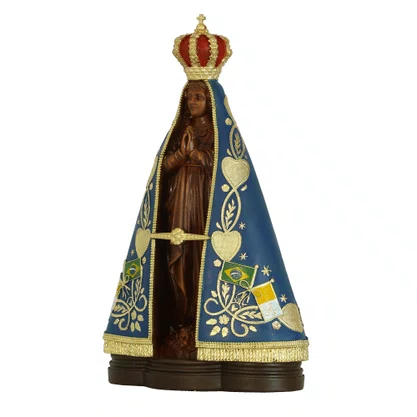 Imagem de Nossa Senhora Aparecida de Resina Nacional - 30 cm