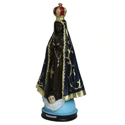 Imagem de Nossa Senhora Aparecida de Resina Nacional - 31 cm