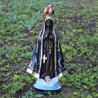 Imagem de Nossa Senhora Aparecida de Resina Nacional - 31 cm