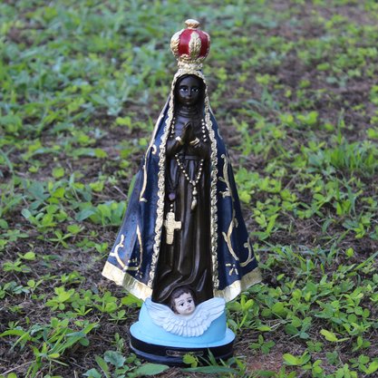 Imagem de Nossa Senhora Aparecida de Resina Nacional - 31 cm