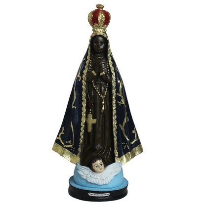 Imagem de Nossa Senhora Aparecida de Resina Nacional - 31 cm