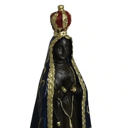 Imagem de Nossa Senhora Aparecida de Resina Nacional - 37 cm