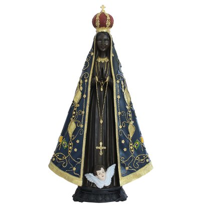 Imagem de Nossa Senhora Aparecida de Resina Nacional - 66 cm