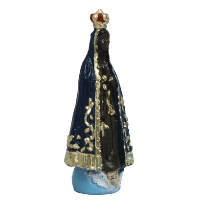 Imagem de Nossa Senhora Aparecida de Resina Nacional - 7 cm