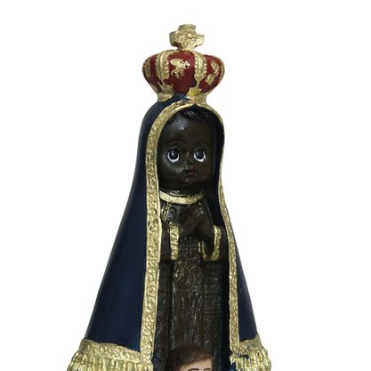 Imagem de Nossa Senhora Aparecida Infantil de Resina Nacional - 19 cm
