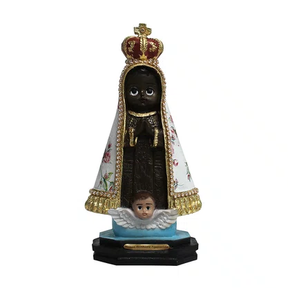 Imagem de Nossa Senhora Aparecida Infantil Decoupage - 18 cm