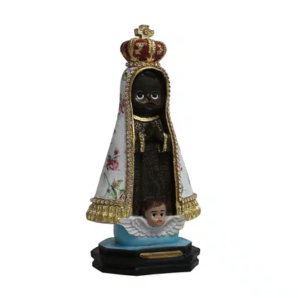 Imagem de Nossa Senhora Aparecida Infantil Decoupage - 18 cm