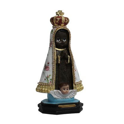 Imagem de Nossa Senhora Aparecida Infantil Decoupage - 18 cm