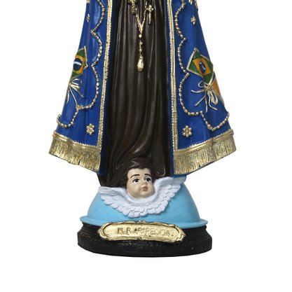 Imagem de Nossa Senhora Aparecida Resplendor de Resina Nacional - 31 cm