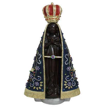 Imagem de Nossa Senhora Aparecida Pedras de Resina Nacioal - 45 cm