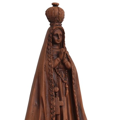 Imagem de Nossa Senhora Aparecida Resina Efeito Madeira - 30 cm