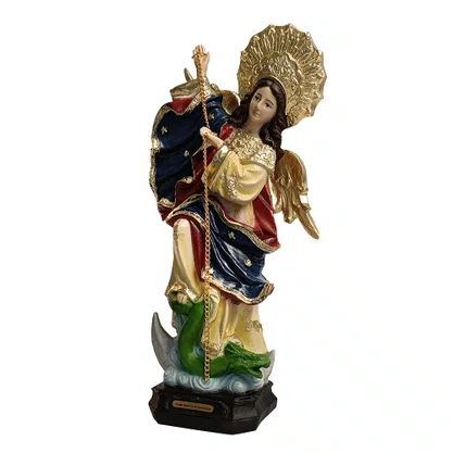 Imagem de Nossa Senhora Apocalipse de Resina Nacional - 32 cm