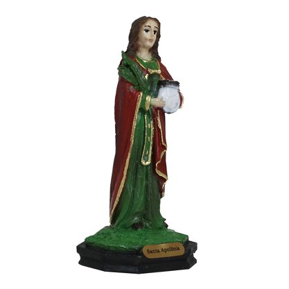 Imagem de Nossa Senhora Apolônia de Resina Nacional - 10 cm