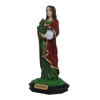 Imagem de Nossa Senhora Apolônia de Resina Nacional - 10 cm