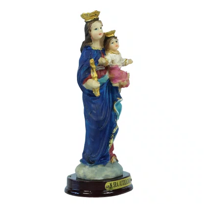 Imagem de Nossa Senhora Auxiliadora de Resina Nacional - 11 cm