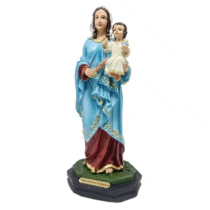 Imagem de Nossa Senhora Auxiliadora de Resina Nacional - 20 cm