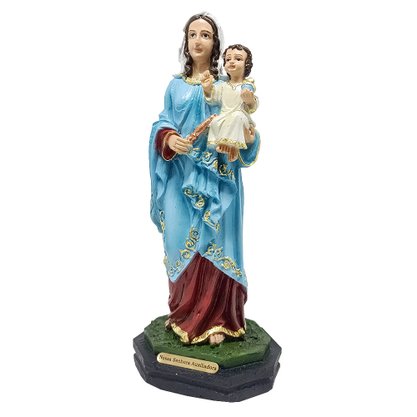 Imagem de Nossa Senhora Auxiliadora de Resina Nacional - 20 cm