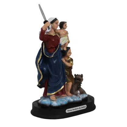 Imagem de Nossa Senhora da Defesa de Resina Nacional - 14 cm