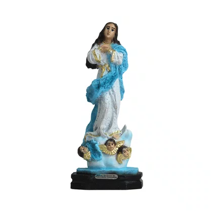 Imagem de Nossa Senhora da Imaculada Conceição de Resina Nacional - 14,5 cm