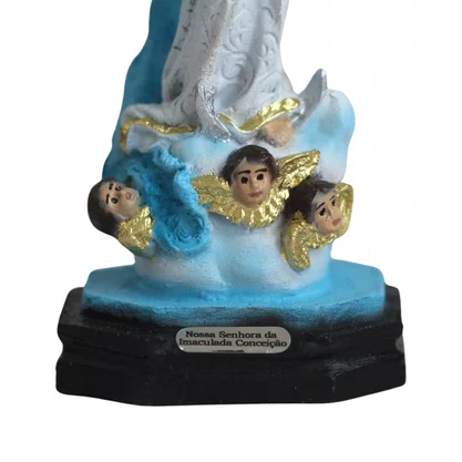 Imagem de Nossa Senhora da Imaculada Conceição de Resina Nacional - 14,5 cm