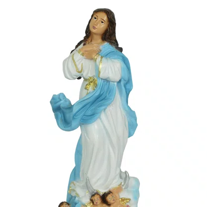 Imagem de Nossa Senhora da Imaculada Conceição de Resina Nacional - 21 cm