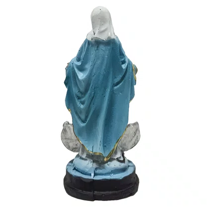 Imagem de Nossa Senhora da Medalha Milagrosa de Resina Nacional - 10,5 cm