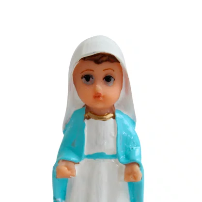 Imagem de Nossa Senhora da Medalha Milagrosa Infantil Resina Nacional - 8,5 cm 