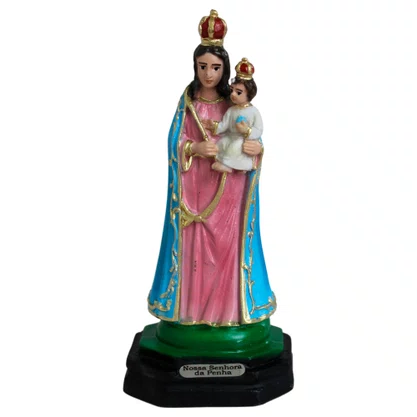 Imagem de Nossa Senhora da Penha Resina Nacional - 15 cm 