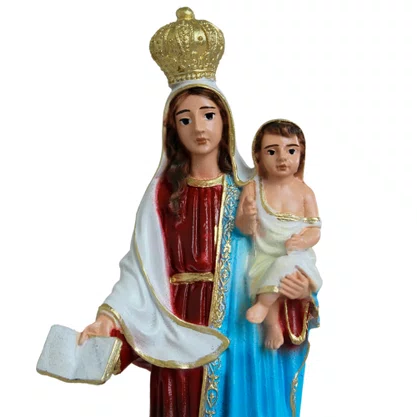 Imagem de Nossa Senhora da Saúde de Resina Nacional - 21 cm