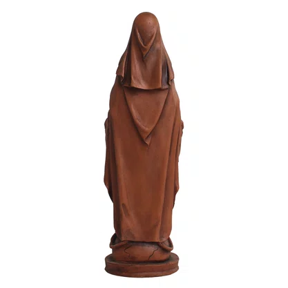 Imagem de Nossa Senhora das Graças de Resina Efeito Madeira - 20 cm