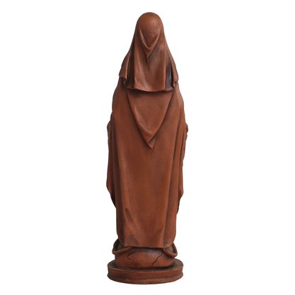 Imagem de Nossa Senhora das Graças de Resina Efeito Madeira - 20 cm