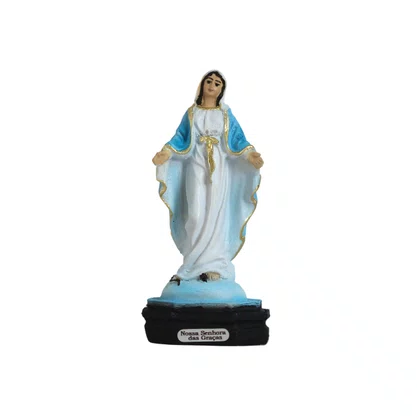 Imagem de Nossa Senhora das Graças de Resina Nacional - 10,5 cm