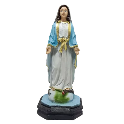 Imagem de Nossa Senhora das Graças de Resina Nacional - 16 cm