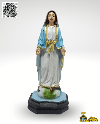 Imagem de Nossa Senhora das Graças de Resina Nacional - 16 cm
