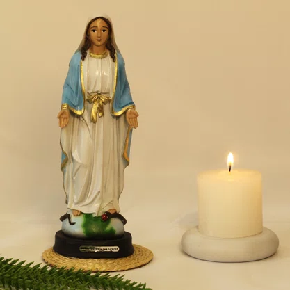 Imagem de Nossa Senhora das Graças de Resina Nacional - 21 cm