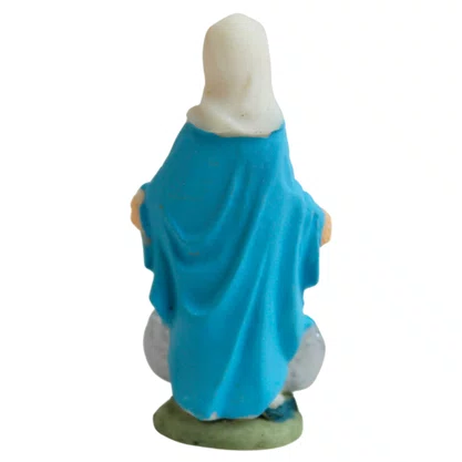 Imagem de Nossa Senhora das Graças Medalha Milagrosa de Resina Importada - 5 cm