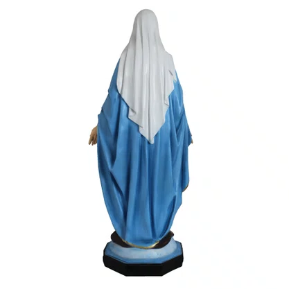 Imagem de Nossa Senhora das Graças Serpente e Maçã de Resina Nacional - 100 cm