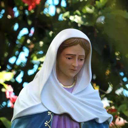 Imagem de Nossa Senhora das Lágrimas Resina Nacional - 102 cm