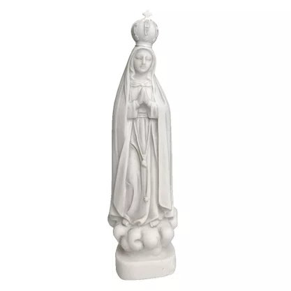 Imagem de Nossa Senhora de Fátima de Mármore - 20 cm