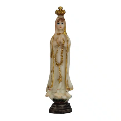 Imagem de Nossa Senhora de Fátima de Resina - 7 cm