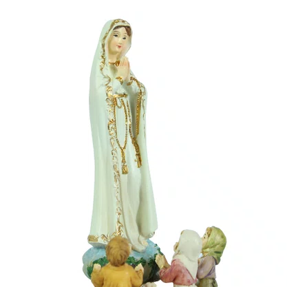 Imagem de Nossa Senhora de Fátima de Resina Importada - 15 cm