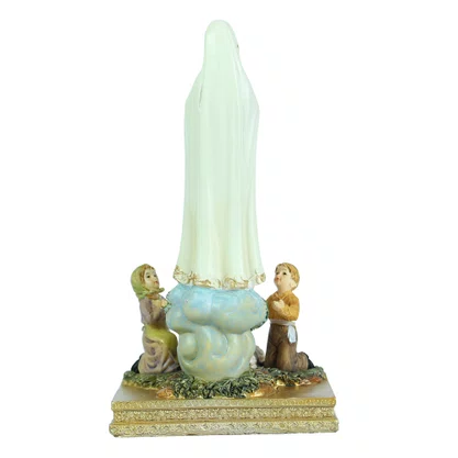 Imagem de Nossa Senhora de Fátima de Resina Importada - 15 cm