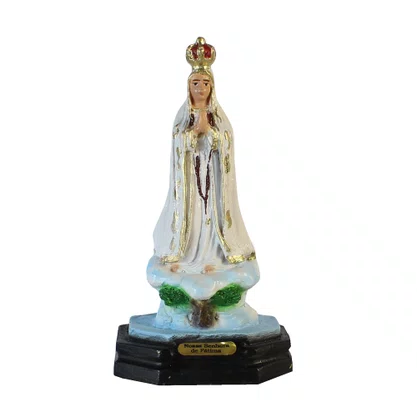 Imagem de Nossa Senhora Fátima de Resina Nacional - 12 cm